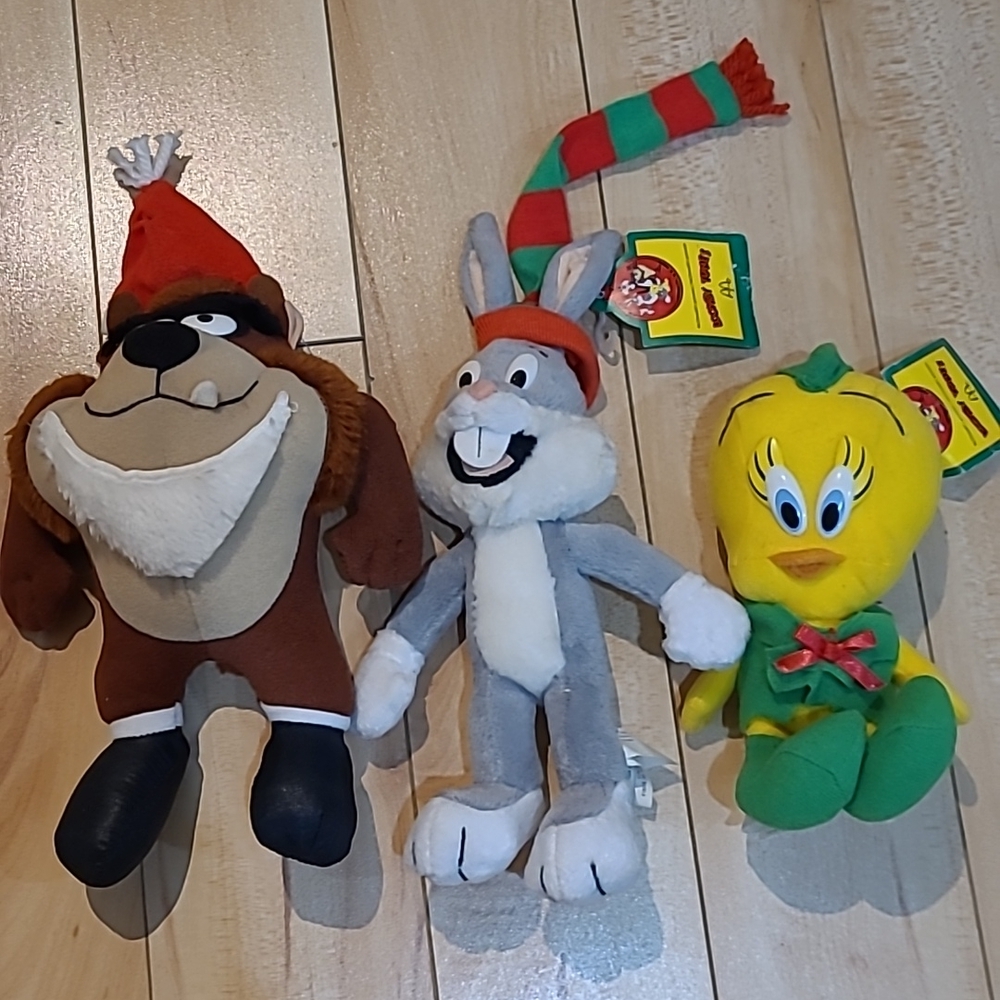 3 vintage (1992?) McDonald's Looney Tune characters